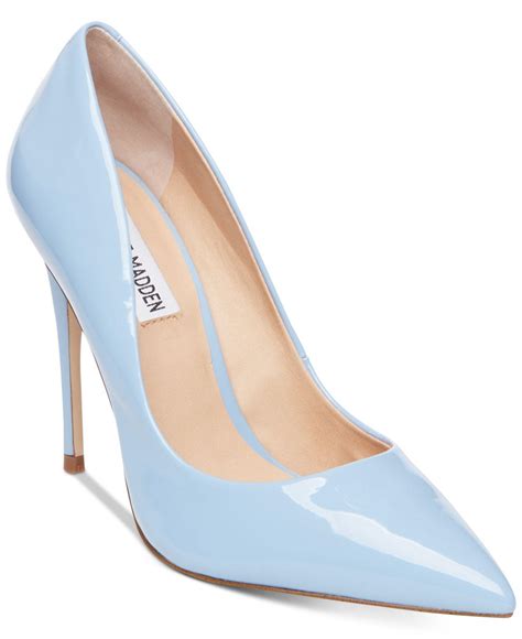 blue steve madden pumps